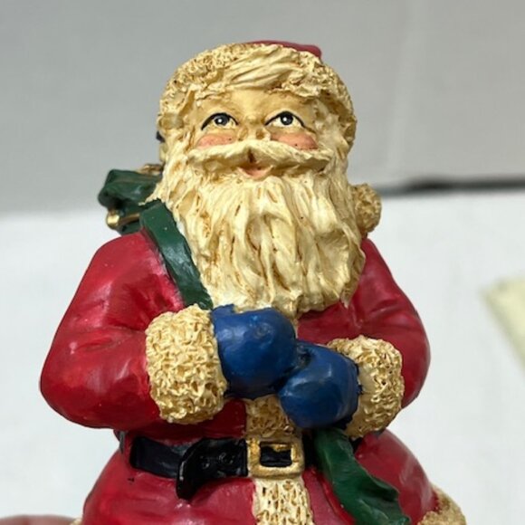 VTG 1998 Shaker Hearth Santa Clause "America" Terra Cotta Cookie Press 4.75" - Picture 9 of 15